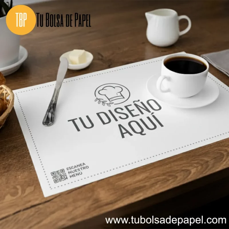Mantel individual de papel