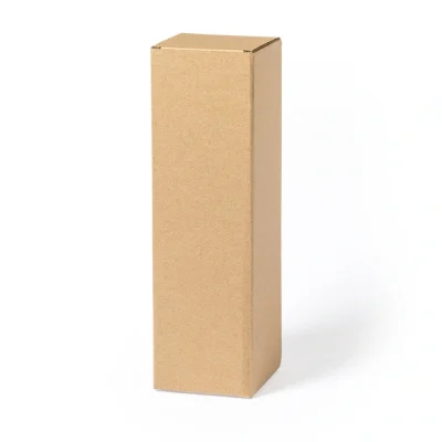 Caja Kraft para Botella Pequeña 8 x 8 x 26,7 cm