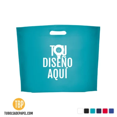Bolsa Non-Woven Termosellada turquesa