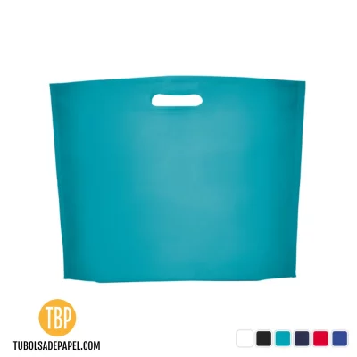 Bolsas reutilizables non woven Termosellada Turquesa