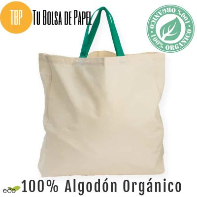 Bolsa de algodón orgánico premium