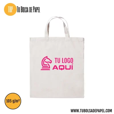 Bolsa reutilizable de tela 100 % algodón