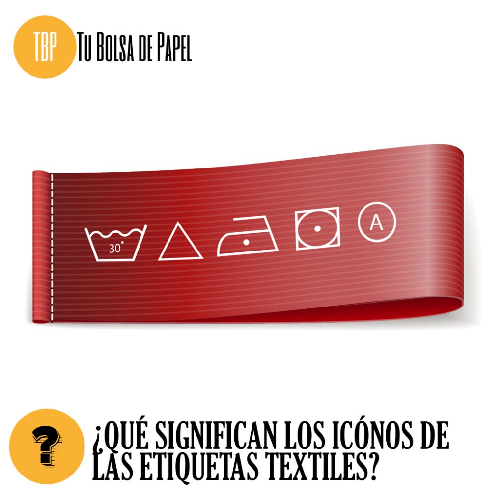 Significado de los iconos textiles en las etiquetas - Tu Bolsa de Papel