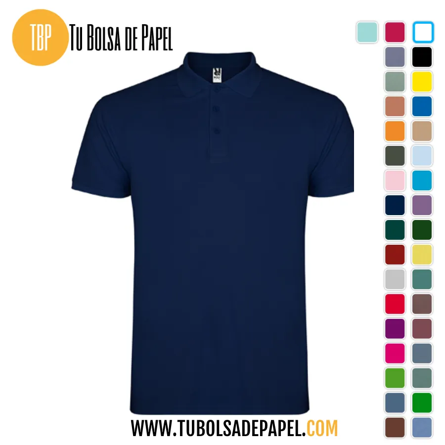 Polo Manga corta Azul Marino