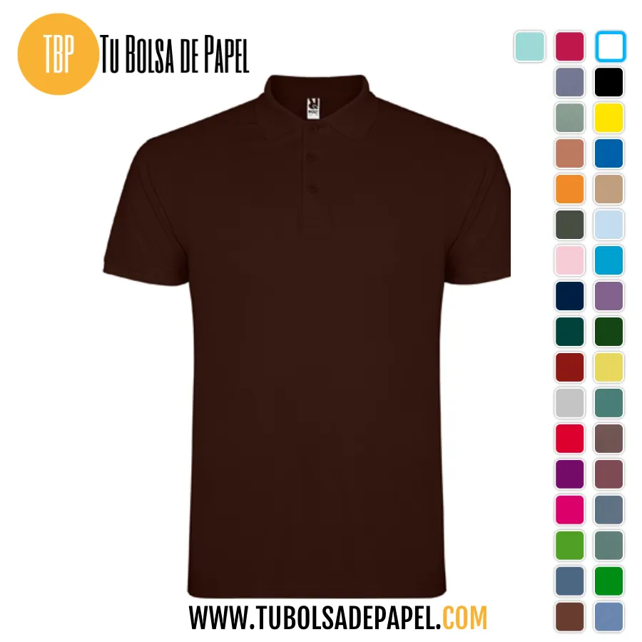 Polo Manga corta Chocolate