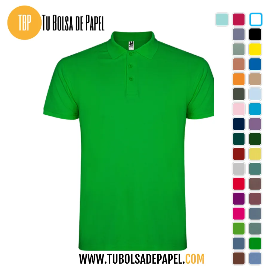 Polo Manga corta verde grass