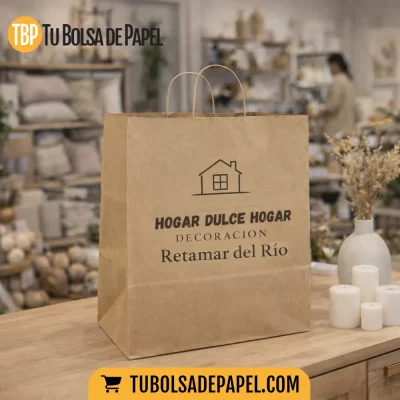 Bolsas Papel Kraft XXL - personalizadas