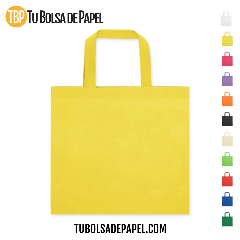 Bolsa de compra economica amarilla