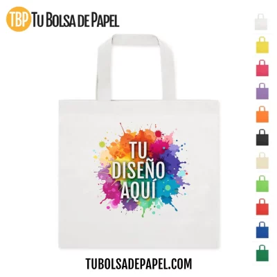 Bolsa de compra económica personalizada a todo color