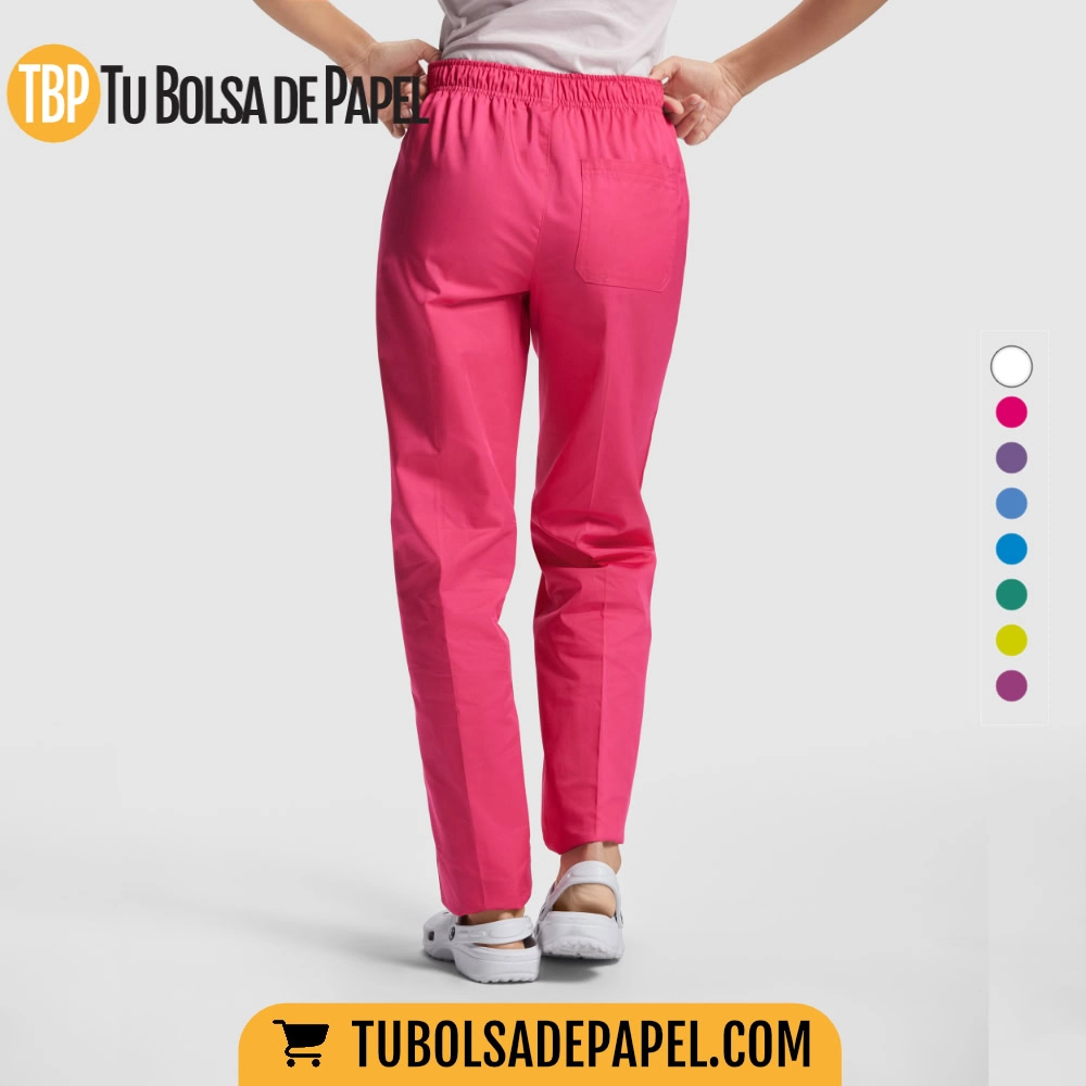 Pantalón sanitario - de servicios unisex, de corte recto - Trasera