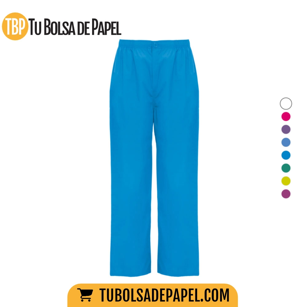 Pantalón de servicios unisex, de corte recto - azul danubio