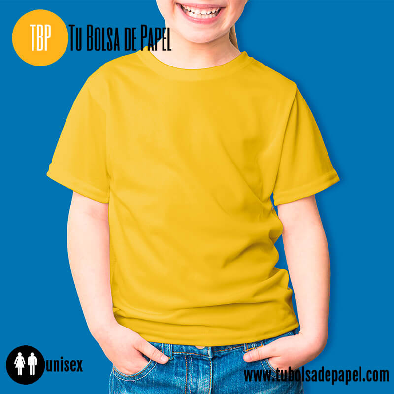 Camiseta amarilla Ropa para niños, Ropa para niños 3-15T