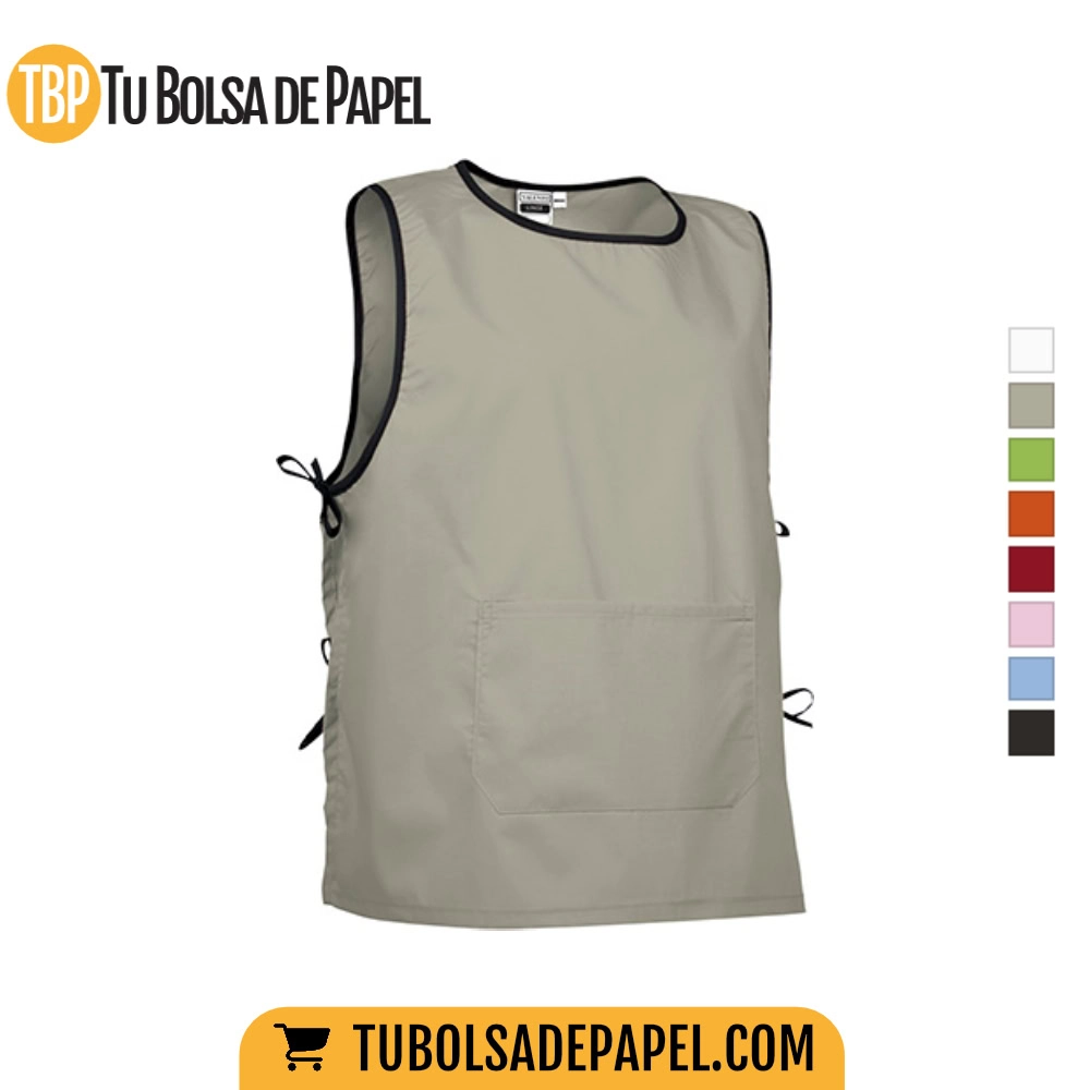 Peto Laboral ajustable Beige