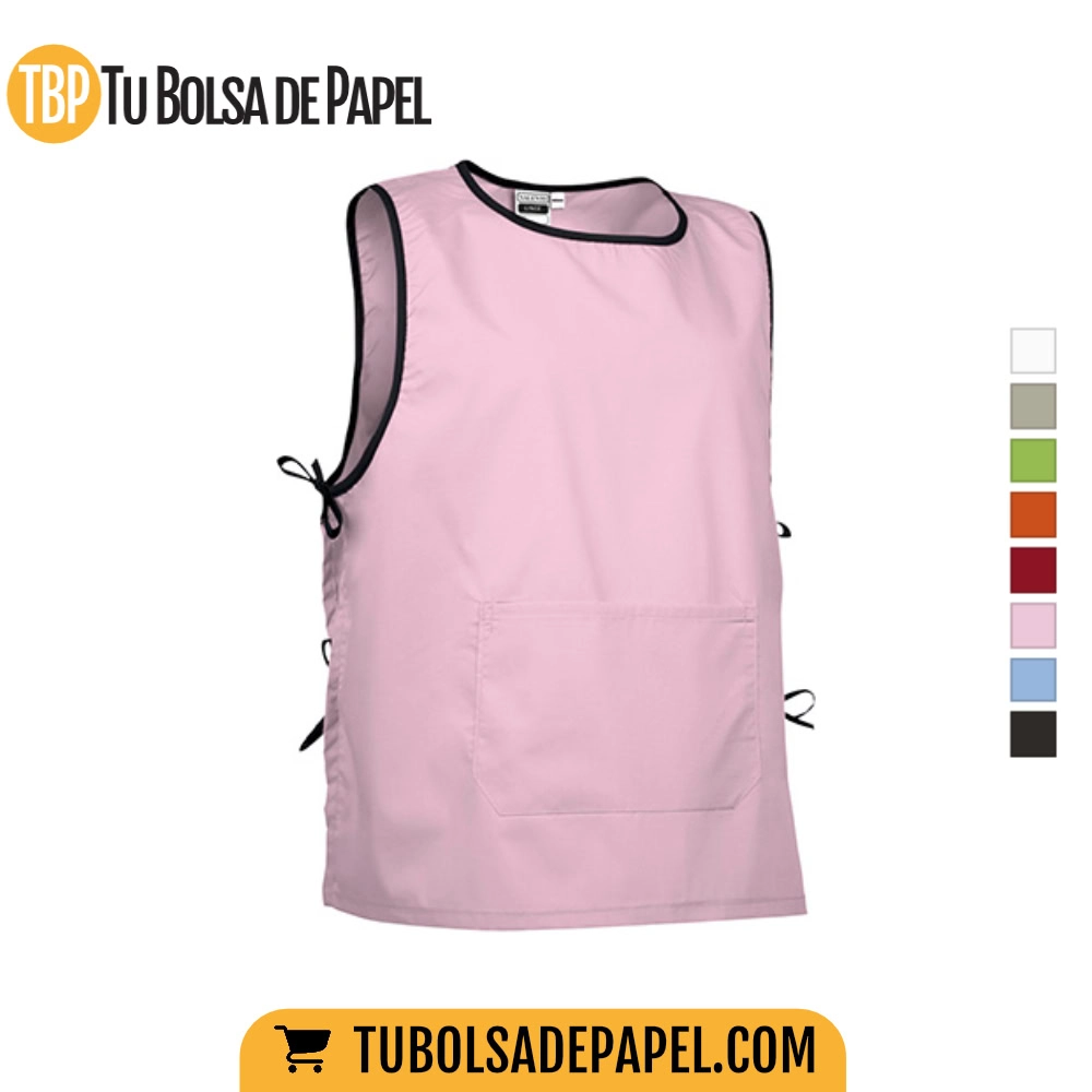 Peto Laboral ajustable Rosa