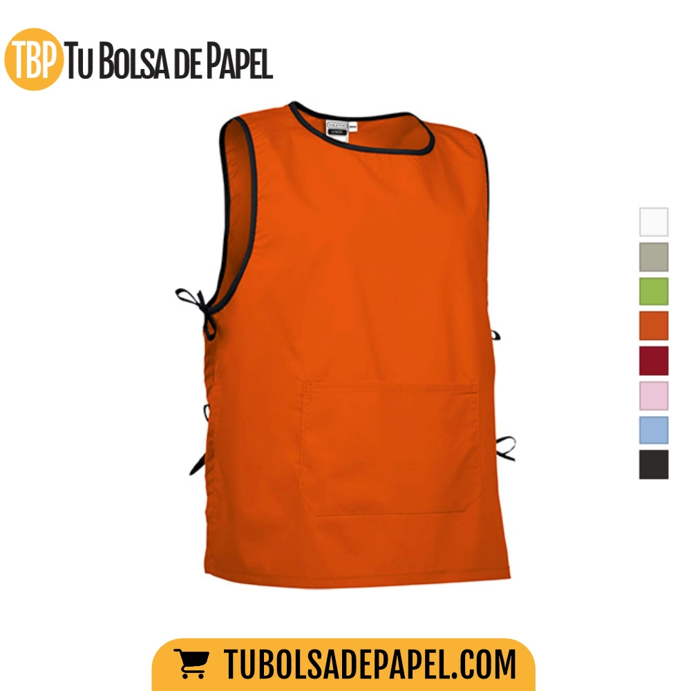 Peto Laboral ajustable naranja