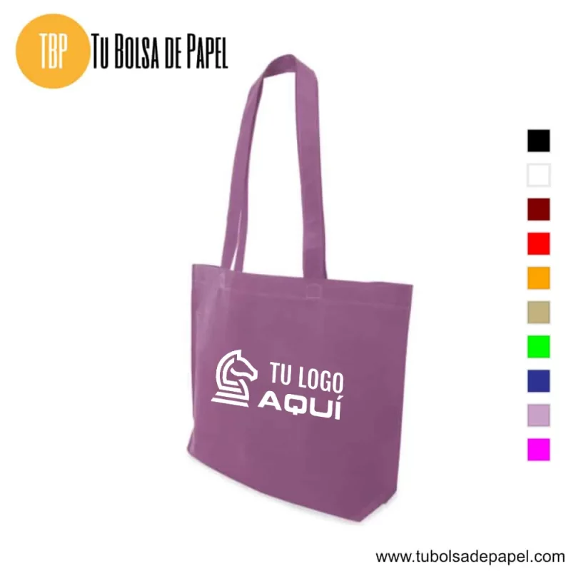 Bolsa reutilizable para comercios lila