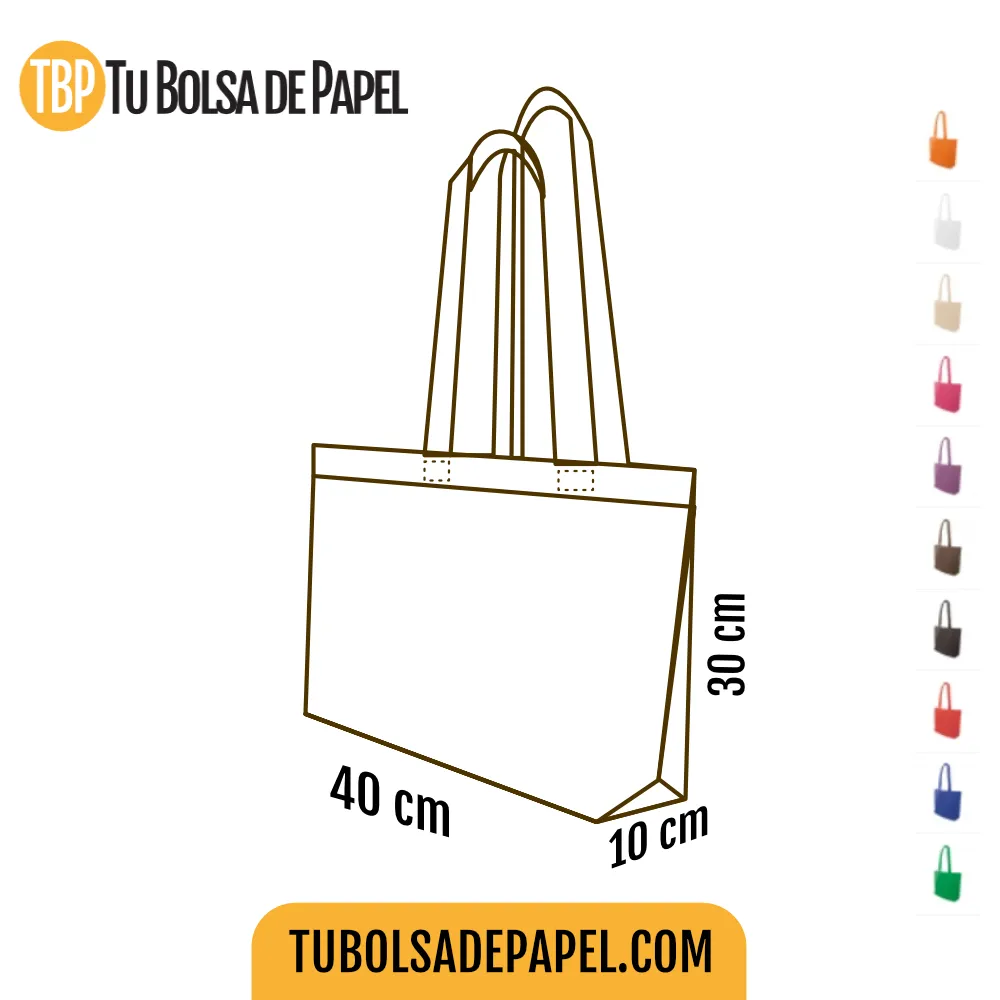 Bolsas reutilizable para comercios medianas