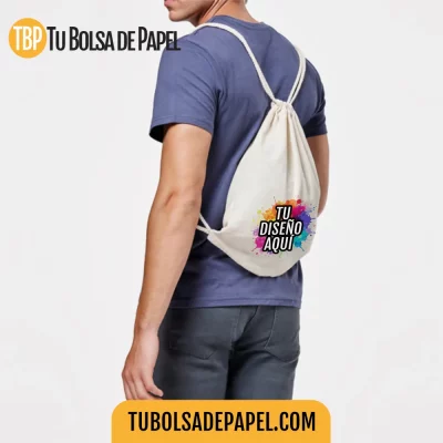 Mochilas de cordones en Algodón 100%
