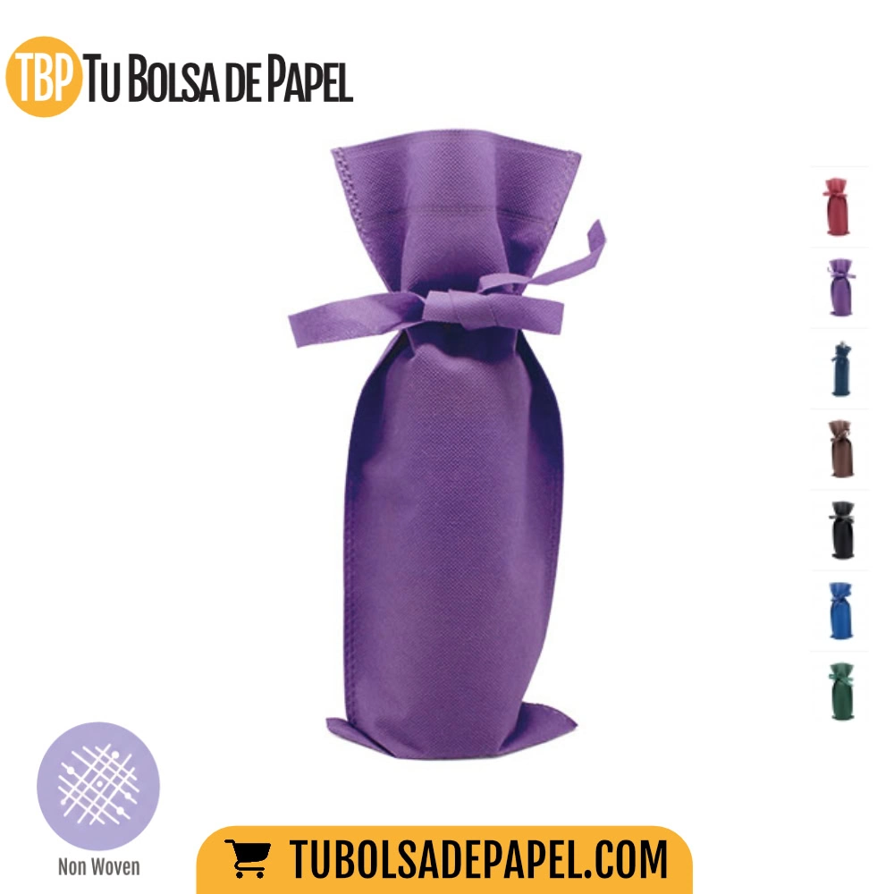 Bolsa para botellas lila