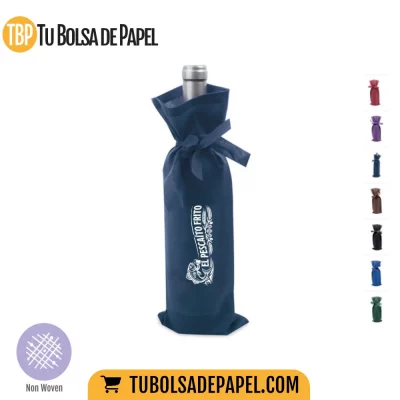 Bolsa para botellas marino personalizada