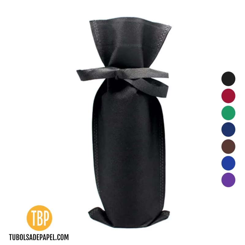 Bolsa para botellas negra