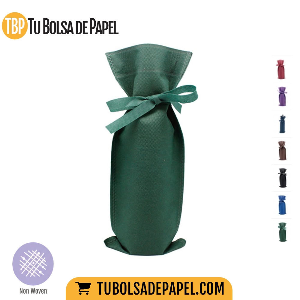 Bolsa para botellas verde