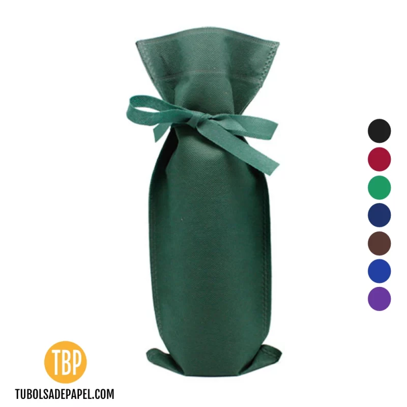 Bolsa para botellas verde