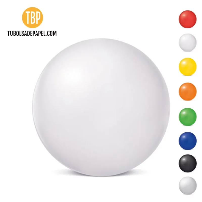 Pelotas antiestrés blancas