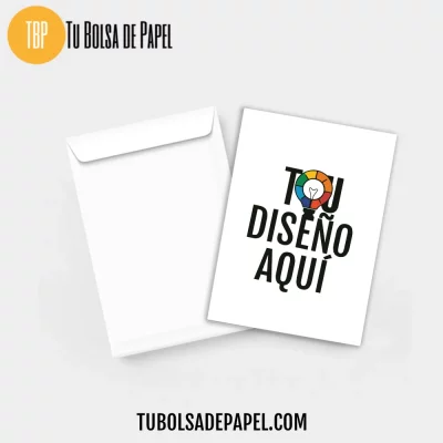 Sobres C4 personalizados Verticales pequeñas tiradas