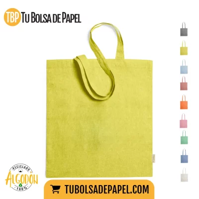 Bolsas de algodón reciclado personalizada