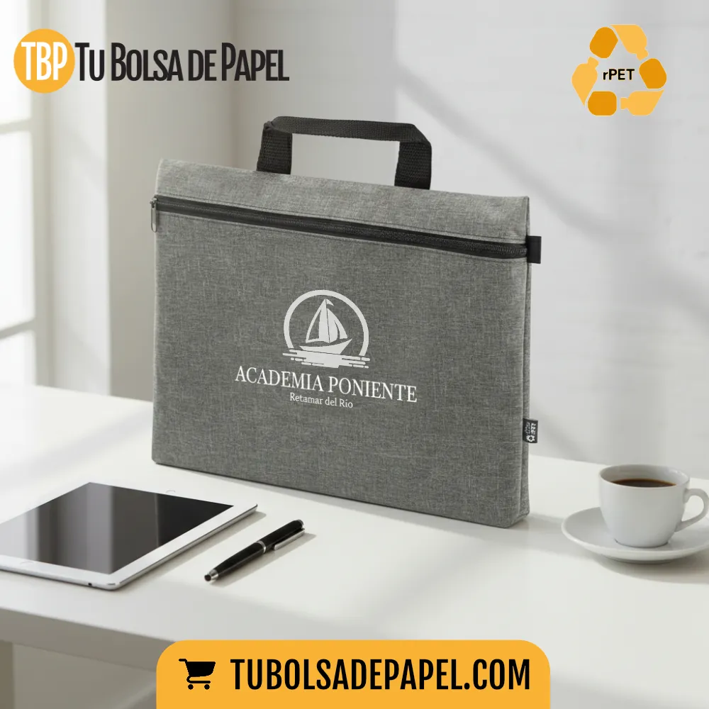 Maletín Porta documentos personalizado ecológico - academias