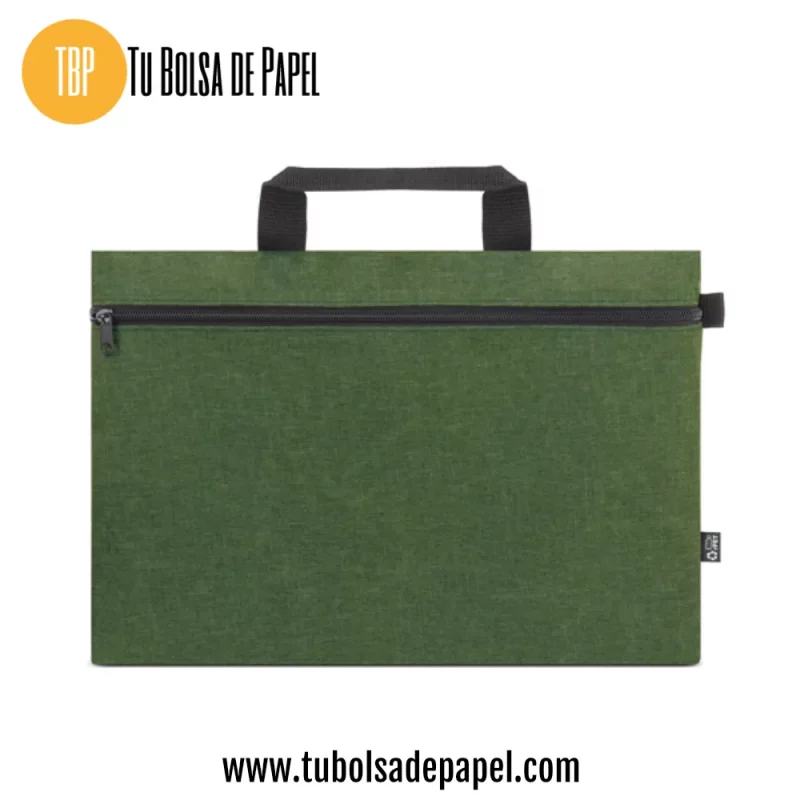 Porta-documentos ecológico verde