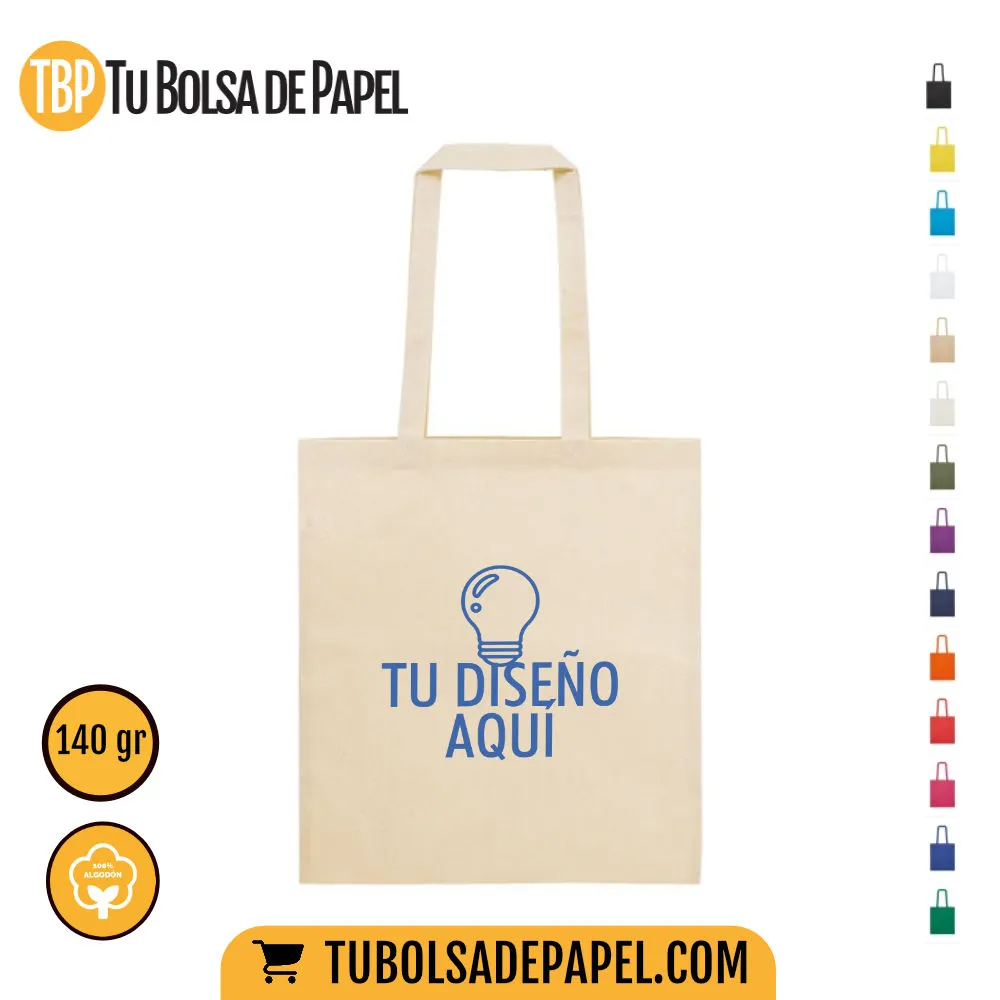 Bolsa de algodón Natural - personalizada