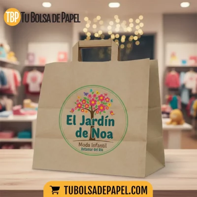 Bolsas personalizadas a todo color en papel Kraft