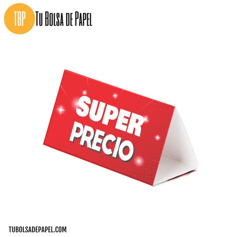 Expositor Rebajas Sobremesa Pequeño Anverso