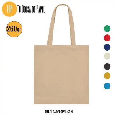 Bolsa de tela premium efecto pana