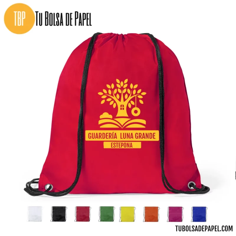 Mochila infantil PERSONALIZADA Poliéster 210D Rojo