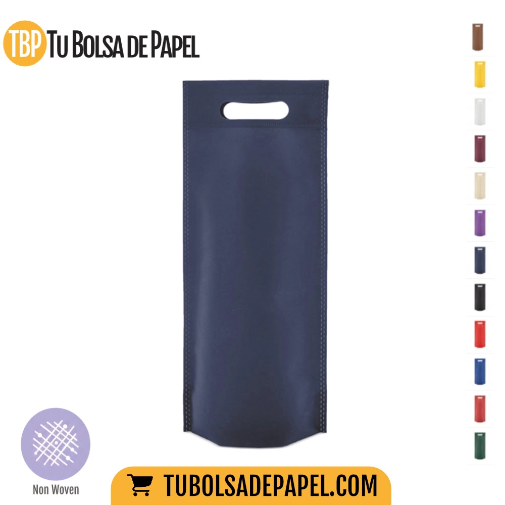 Bolsa Botellas Non Woven - Azul Marino