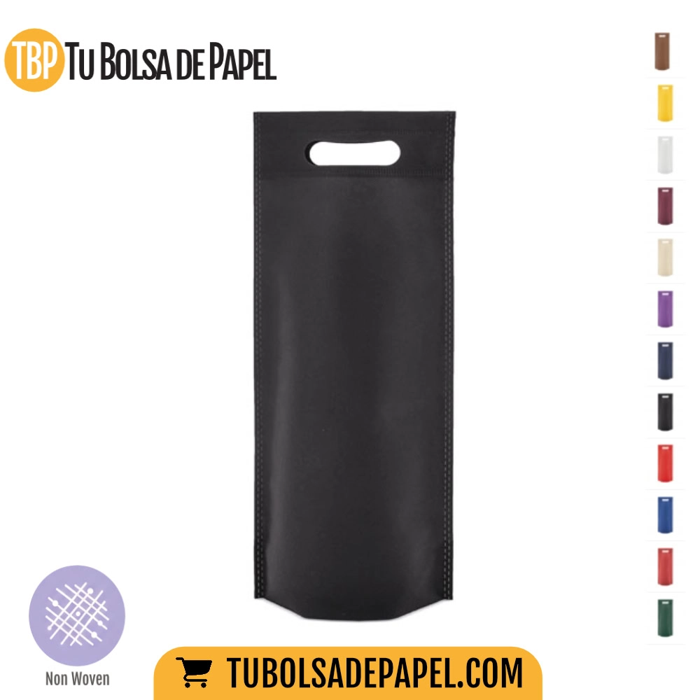 Bolsa Botellas Non Woven - Negras