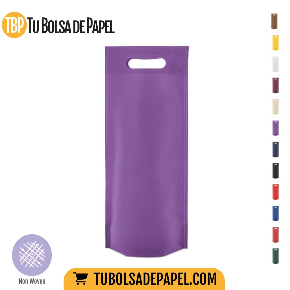 Bolsa Botellas Non Woven - Lila