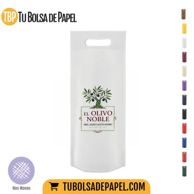 Bolsa Non-Woven para Botella Aceite 16 x 10 x 40 cm - personalizada todo color
