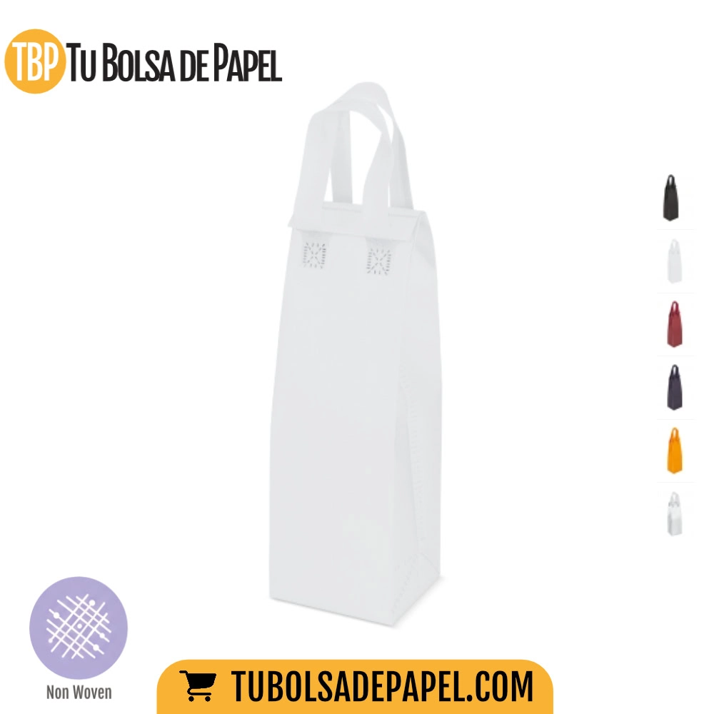 Bolsa térmica para botella vino - Blanco