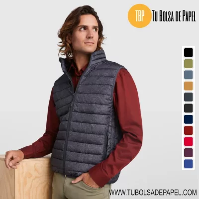 Chaleco hombre acolchado sin mangas