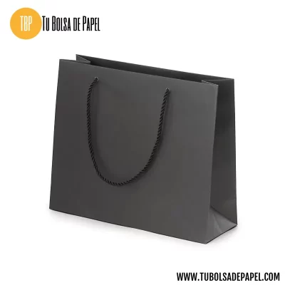 Bolsas de papel asa cordón