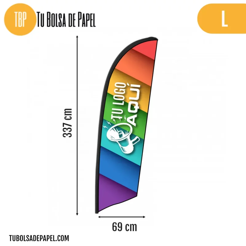 Bandera Fly Banner Surf - L