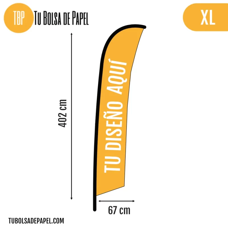 Bandera Fly Banner Surf - XL