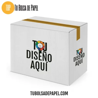 Caja de cartón personalizada 39 × 31 × 30 cm | Impresión incluida