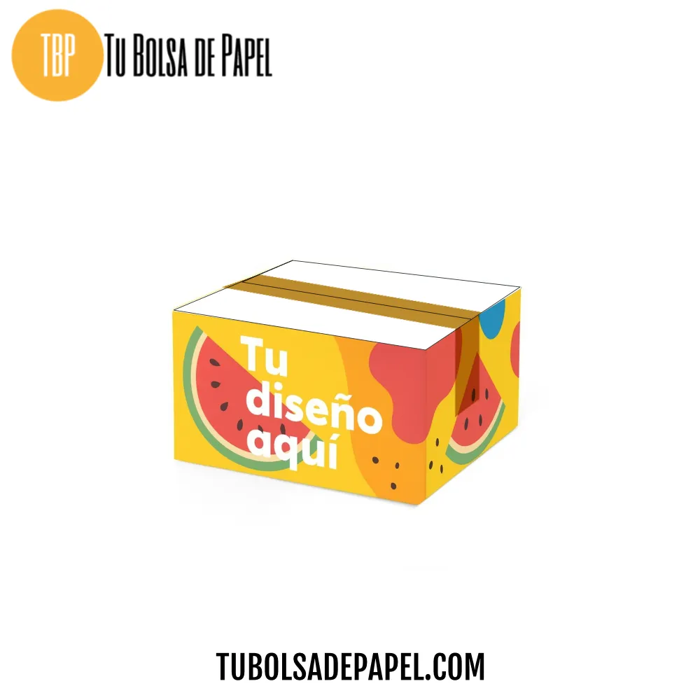 Caja de cartón impresas a todo color 18x195x11