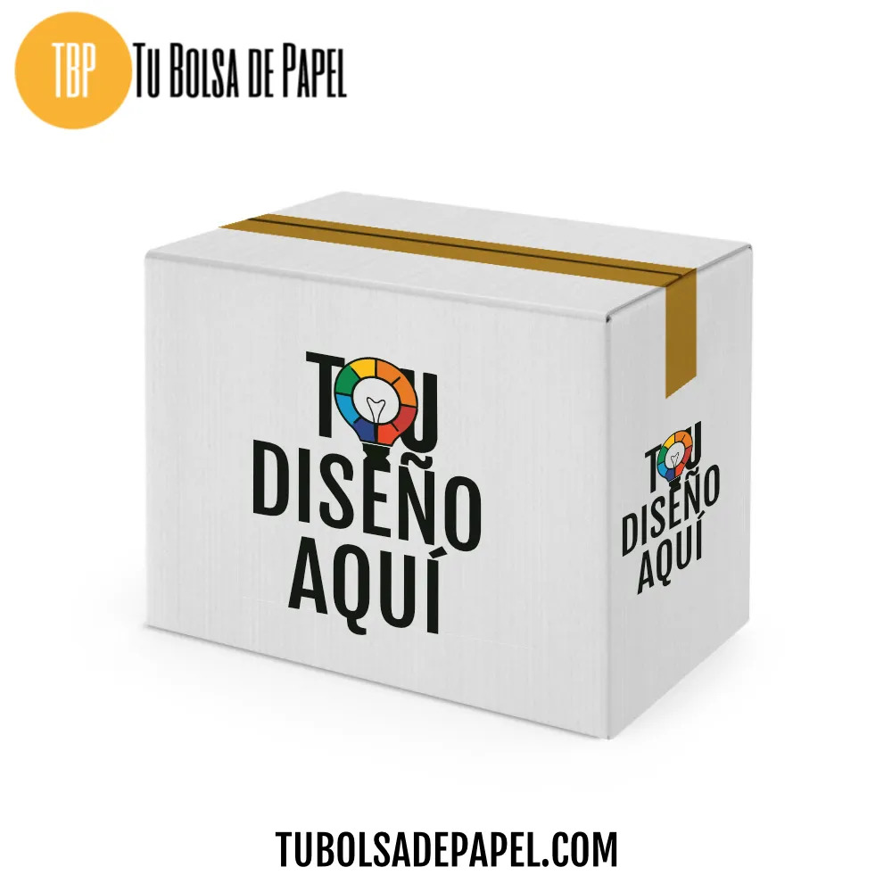 Caja de cartón personalizadas a todo color 32x23x26