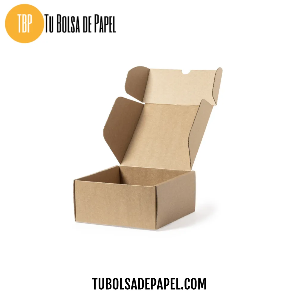 Caja ecommerce impresa 160x150x85 mm – Kraft